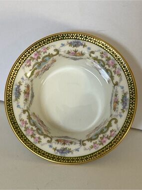 Antique Limoges France Small Bowl 3.5” Trinket Dish Floral Jewelry Candy JP EUC